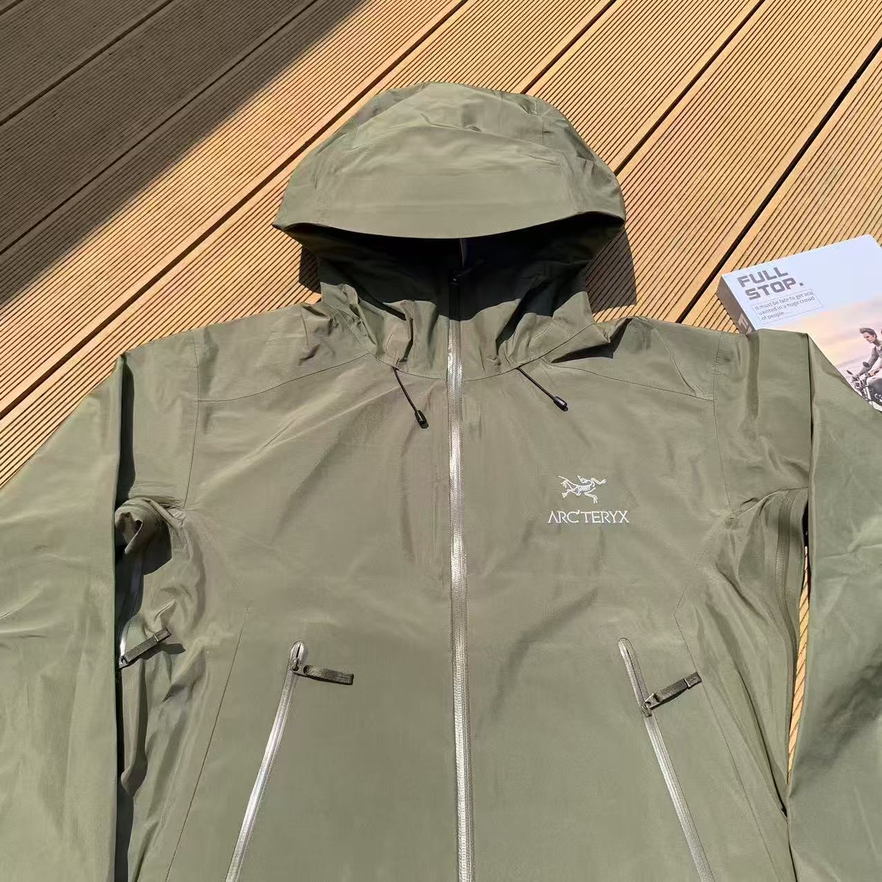 Arcteryx Beta Mens Waterproof Jacket - Olive Green