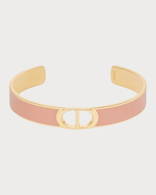 CHRISTIAN DIOR 30 Montaigne Thin Bangle Gold-Finish Metal(2 Colors)